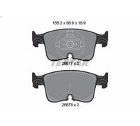 Set pastiglie freno, freno a disco TEXTAR 2667701 per GOLF VIII 2 2021-