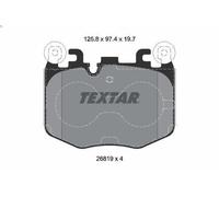 Set pastiglie freno, freno a disco TEXTAR 2681901 per BMW 7 (G70) 3 2022-