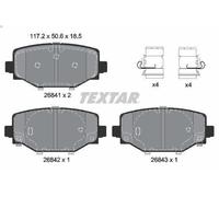 Set pastiglie freno, freno a disco TEXTAR 2684101 GRAND CHEROKEE L V 2 2021-