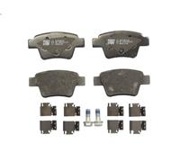 Set pastiglie freno, freno a disco TRW GDB1678 per 307 (3A/C) 2 2000-2005