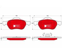 Set pastiglie freno, freno a disco TRW GDB1687DTE per CLIO III 2 2006-2014