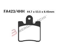 SET PASTIGLIE FRENO PER YAMAHA FJR 1300 ABS 06>07 ANT EBC FA423/4HH SINTERIZZATA