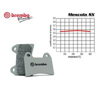 SET PASTIGLIE FRENO POSTERIORE BREMBO PER ROYAL ENFIELD 650 SUPER METEOR 2023-20