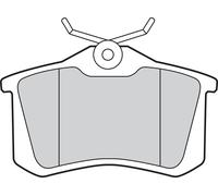 VALEO - Imbottiture per freni First - 301463 - Set di 4 imbottiture - Asse Posteriore - Completamente dotato di accessori montati.