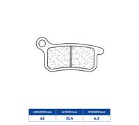 PASTIGLIE FRENO CL BRAKES 1078MX10 KTM SX 17 14 85 2003 2011
