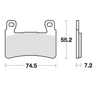 Sbs Pastiglie Freno Sinterizzate 734rst