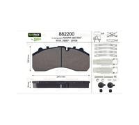 Set pastiglie freno Valeo anteriore/posteriore camion/HGV Mb/Man/Scania/Daf