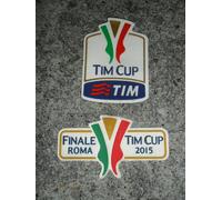 SET PATCH TOPPE FINALE ROMA 2015 TIM CUP FINAL MATCH LAZIO JUVENTUS PATCHES /30