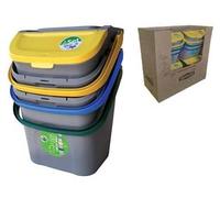 Set Pattumiera per Raccolta Differenziata 28 l PZ.3 38,5 CMX37X51H. 1