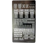 Set PE Fotoincisi Per Marina Tedesca Scala 1/700 - Radar, Catena Dell'Ancora E Dettagli, Kriegsmarine WWII, Per Modellisti Navali