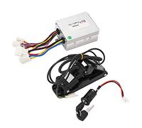 Set Pedale Acceleratore Controller Bici Elettrica, Controller Motore velocità 24V 500W con Chiavi di Blocco