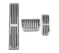 Set Pedali Per Jaguar Per XE XF Per E-Pace Per Range Per Rover Per Velar LHD Pedale Poggiapiedi Acciaio Inossidabile Copri Pedali AT Accessorio Frizione Freno(AT WITH REST PEDAL)