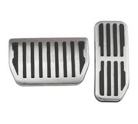 Set Pedali Per Jaguar Per XE XF Per E-Pace Per Range Per Rover Per Velar LHD Pedale Poggiapiedi Acciaio Inossidabile Copri Pedali AT Accessorio Frizione Freno(AT)