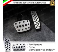 SET PEDALIERA COPRIPEDALI COPRI PEDALI CAMBIO AUTOMATICO OPEL MOKKA X STILE OPC