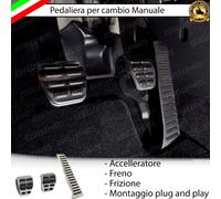 SET PEDALIERA COPRIPEDALI COPRI PEDALI CAMBIO MANUALE VOLKSWAGEN TOURAN T3
