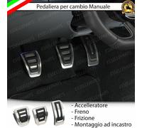 SET PEDALIERA COPRIPEDALI COPRI PEDALI PER CAMBIO MANUALE SEAT ARONA