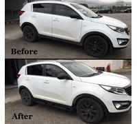 Set pedane laterali SPORTAGE 2010-2014 con staffe e materiali di montaggio