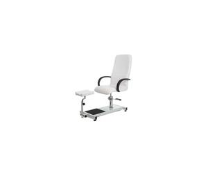 Set pedicure con poltrona poggiapiedi e sgabello