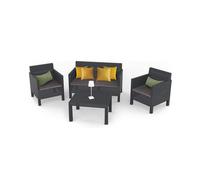 Set Penelope Salotto Da Giardino Antracite