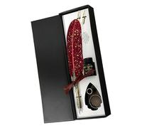 Set Penna E Inchiostro D'oca - Strumento Di Scrittura Vintage | Elegante Penna A Immersione In Piuma Per Prendere Appunti, Decorazioni Per La Casa Penne Firmate Per Principianti Autori Lettori Pittori