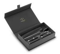 SET PENNE LUSSO IM DUO PEN PENNA STILOGRAFICA PENNA A SFERA ASTUCCIO ELEGANTE SC