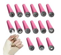 Set penne per timbri per unghie,Set penne per unghie, 15 per strumenti artistici con 6 diversi modelli di , Strumento per Stamper per , Strumenti per punteggiare l'arte dei gr