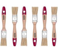 Set Pennellesse 6pz Legno Manico Professionali 25mm Serie36 Pittura