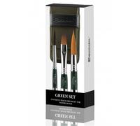 Set Pennelli Da Viaggio Per Acquerello Pz.3 Green Set