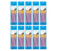 Set pennelli dipingere 10 set/100pz pennelli nylon ottimi viola