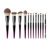 Set Pennelli Make Up Trucco Set Di Pennelli For Il Trucco Con Setole Morbide For Fondotinta, Fard, Sfumatura, Contorno Viaggio Professionali(Purple)