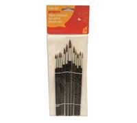 Set Pennelli per Pittura Artistica Amtech, 12 Pezzi