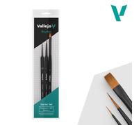 Set Pennelli Starter Set Precision 1-3/0-effects 4 VALLEJO b03990 Modellino