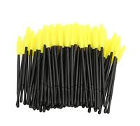Set pennelli usa e getta per ciglia, applicatore bacchette mascara in silicone 100 pezzi, strumento trucco per sopracciglia e ciglia, pennello professionale per pettinatura