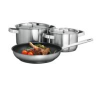 Set pentole AEG A3SS 3 pezzi inox antiaderente 16/20/24 cm