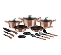 Set Pentole Berlinger Haus Metallic Rose Gold 17 Pezzi