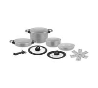 BRUNNER Koch Set di stoviglie Fusion 7+1 Magnetic Camping Cucina Padella Ceramica