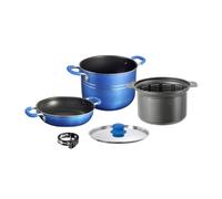 BRUNNER 0806008N Set Pentole e Casseruole Skipper 4+1 Pezzi, Ø 22 cm