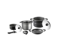 SET PENTOLE DA CAMPERGGIO BRUNNER "PIRATE 7+1 Ø 22" IN ALLUMINIO ANTIADERENTE