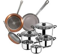 Set Pentole San Ignacio Toledo 8 Pezzi + Set Optimum Plus di 3 Pentole