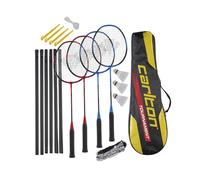 Set di racchette da badminton per 4 giocatori Carlton Tournament Noir TU