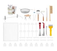 Wiesenfield WIE-BEESET-2 - Set di 37 pezzi, per apicoltura, per principianti, 10 trappole per insetti, 10 api