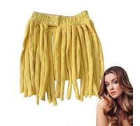 Set per arricciare senza calore, bigodino per capelli senza calore, Ferro arricciacapelli con cuffia per capelli asciutti 2 in 1, Strumento per lo styling di forme di pasta flessibili che assorbono l'