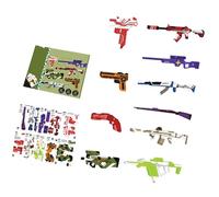 Set per attività creative per bambini con istruzioni passo passo e progetti artistici colorati pieghevoli in carta per tutta la famiglia