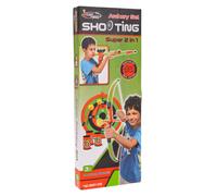 Set per bambini 2 in 1 arco e pistola con accessori