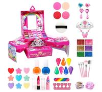 Set Per Bambini Per Ragazze E Adolescenti Kit Iniziale Per Vero Set Per Lavabile E Non Tossico | Trucchi Da Gioco Per Bambini, Regali Non Tossici, Giocattoli Per Bambina, Età 3 4