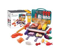Set Per Barbecue Giocattolo Da Cucina - Sets Da Gioco Per Barbecuee Bambini, Set Di Giocattoli Da Cucina, Kit Per Barbecue Finto Cibo Che Cambia Colore | Fai Finta Di Giocare A Un Giocattolo
