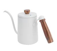 Set per Caffettiera pour over da 5 Pezzi, Bollitore a Collo (Bollitore | Include Bollitore a Collo di Cigno con Beccuccio a 90°, Caraffa in Vetro, Imbuto Gocciolatore, Filtri di Carta e Termometro