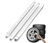 Set Per Cambio Pneumatici Da Moto - Confezione Di 3 Barre Di Cucchiaio Per Cerchio In Acciaio | Strumenti Di Rimozione Pneumatici Lucidati E Resistenti Alla Corrosione, Attrezzature