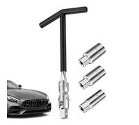 Set per Candele con Presa, Set Di Bussole A T In Acciaio al Carbonio Per Candele, Attrezzi Leggeri per Riparazione Auto per Piccoli Motori