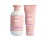 Set Per Capelli Biondi WELLA Kit Invigo Blonde Cool Blonde Shampoo + Balsamo